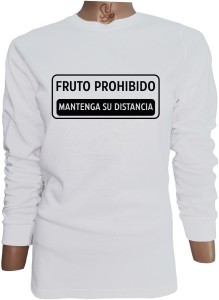 Polera De Mujer Manga Larga Graciosa Fruto Prohibido Casados