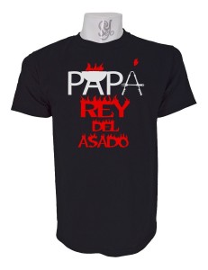 Polera De Hombre Papa Rey Del Asado Parrilla Dia Padre Dad