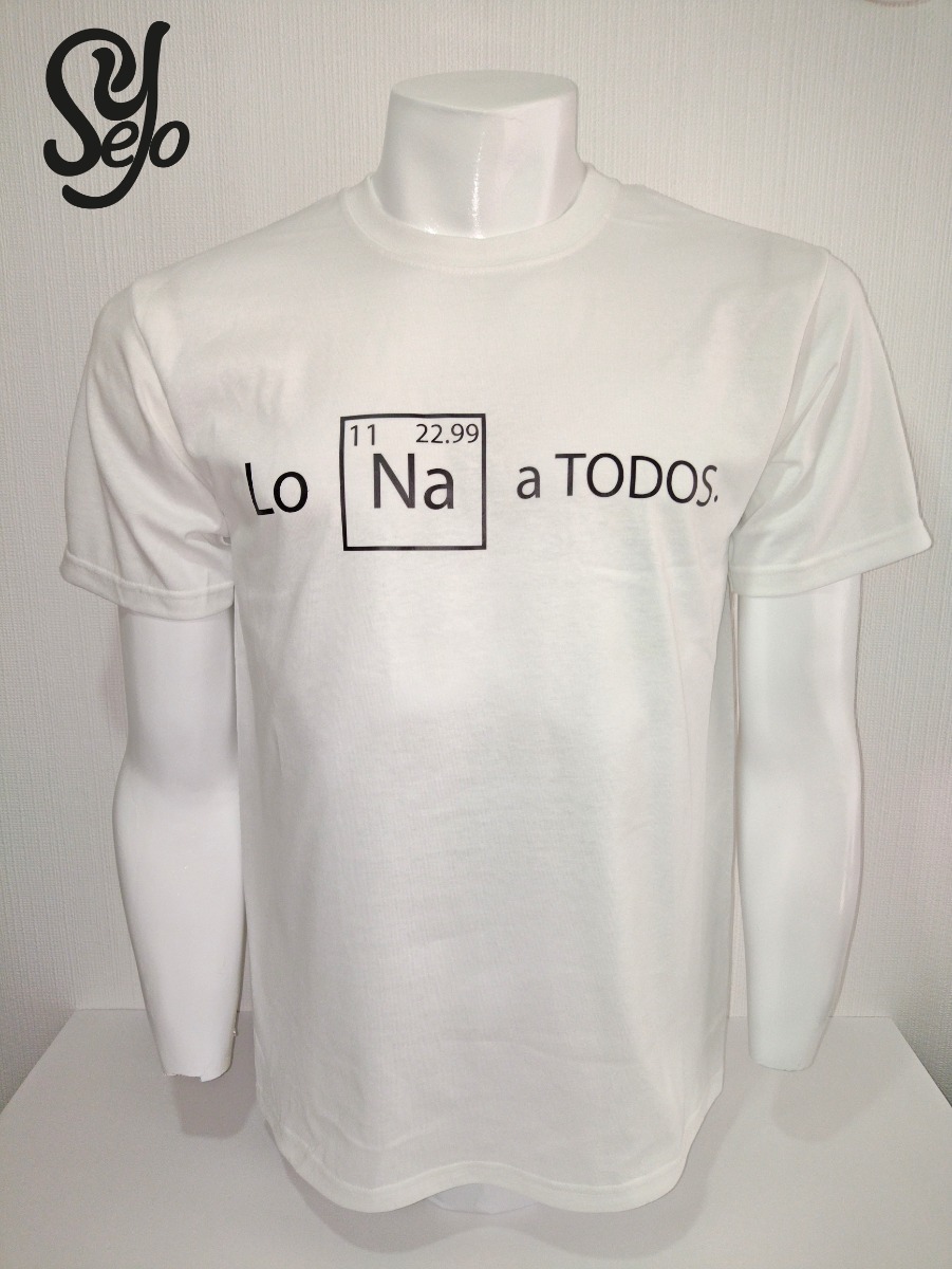 Polera De Hombre Graciosa / Los Odio A Todos /química Sodio 2 Polera De Hombre Graciosa / Los Odio A Todos /química Sodio