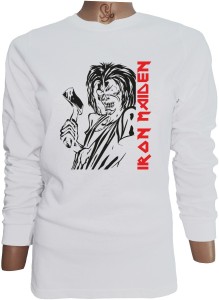 Polera De Mujer Manga Larga Iron Maiden Rock
