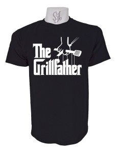 Polera De Hombre The Grillfather Para Papa Amantes Del Asado