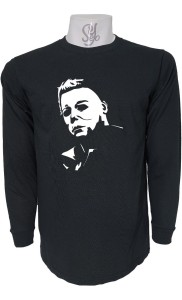 Polera De Hombre Manga Larga Michael Myers Halloween Terror