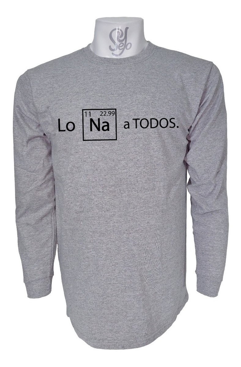 Polera De Hombre Manga Larga Los Odio Atodos Química Gracios 3 Polera De Hombre Manga Larga Los Odio Atodos Química Gracios