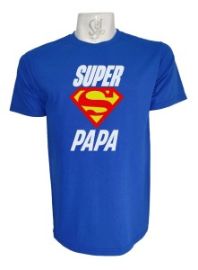 Polera De Hombre Super Papa Super Man Regalo Dia Del Padre