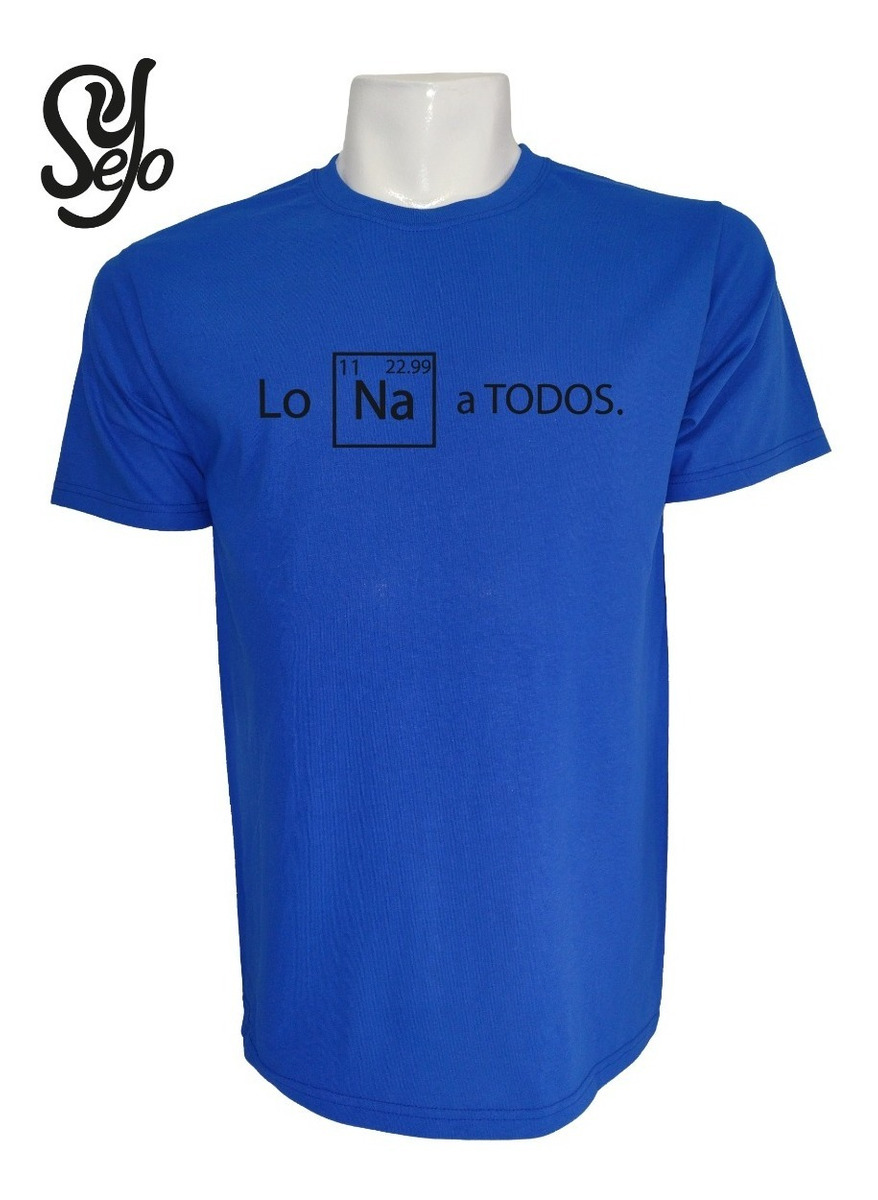 Polera De Hombre Graciosa / Los Odio A Todos /química Sodio 7 Polera De Hombre Graciosa / Los Odio A Todos /química Sodio
