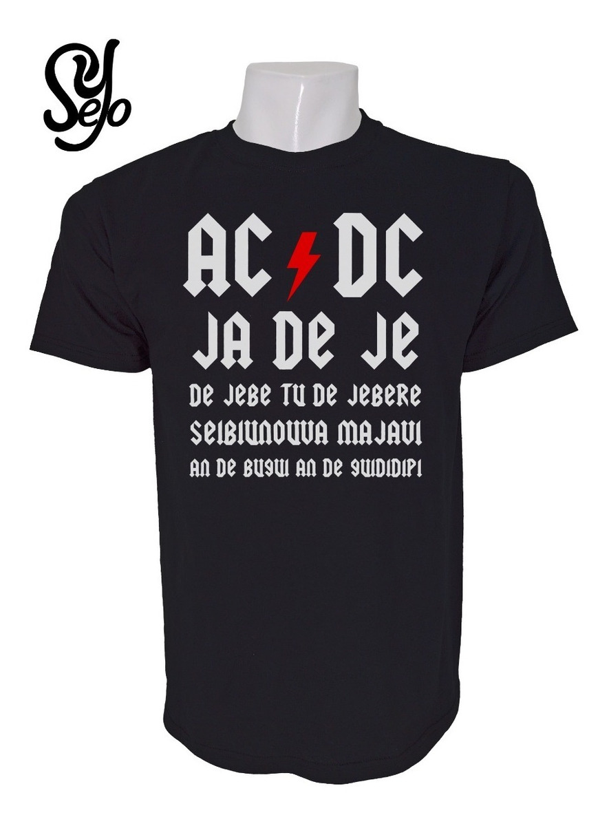 Polera De Hombre Graciosa Ac Dc / Asereje Bromas De S A 3xl 1 Polera De Hombre Graciosa Ac Dc / Asereje Bromas De S A 3xl