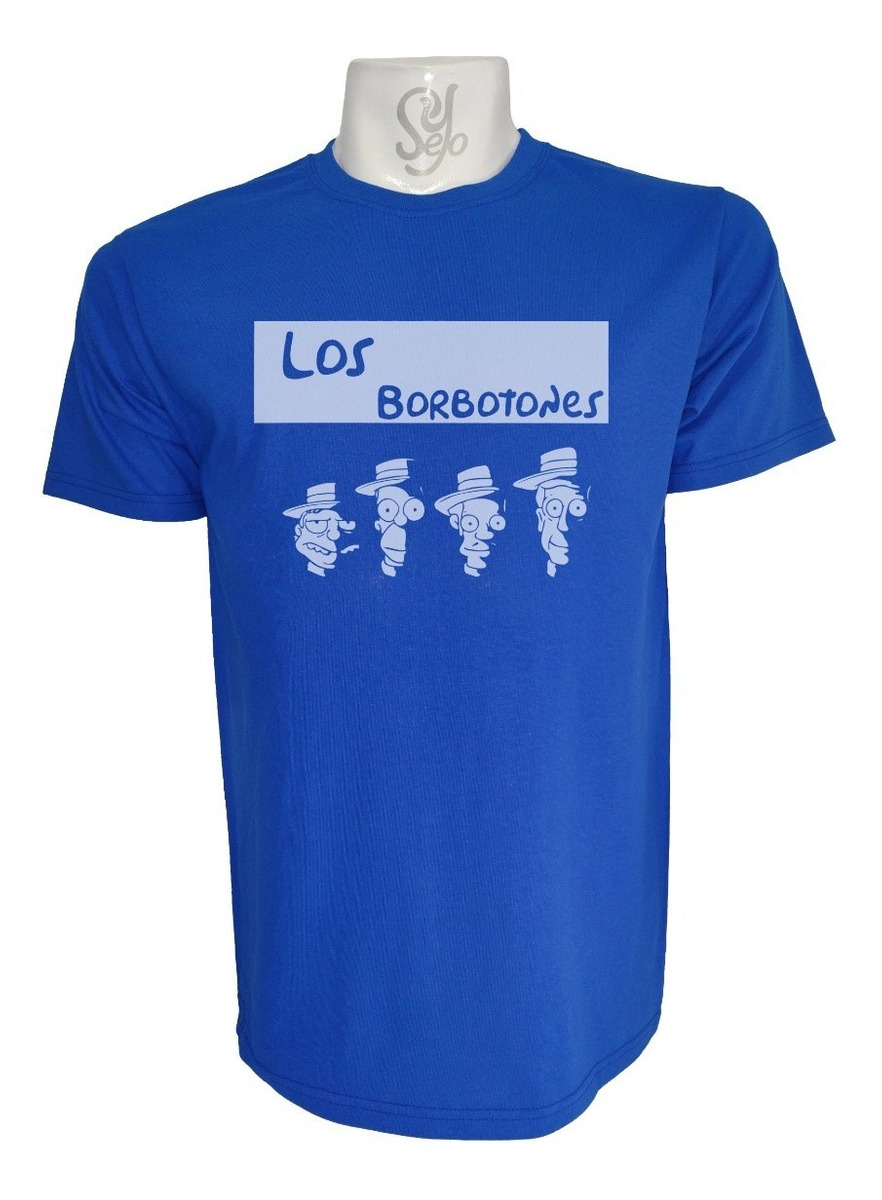 Los Borbotones Los Simpson /polera De Hombre Estampada 5 Los Borbotones Los Simpson /polera De Hombre Estampada