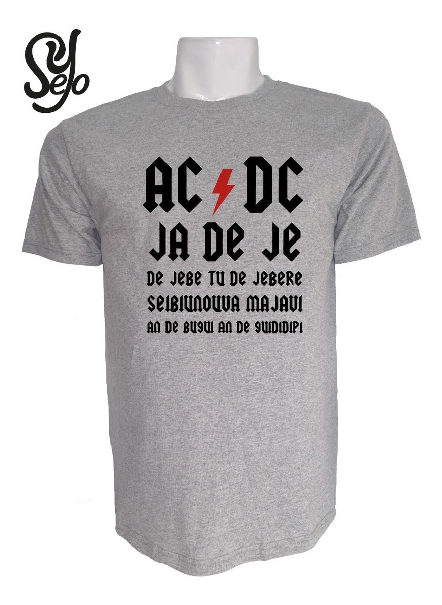 Polera De Hombre Graciosa Ac Dc / Asereje Bromas De S A 3xl 3 Polera De Hombre Graciosa Ac Dc / Asereje Bromas De S A 3xl