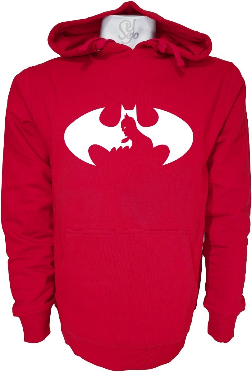Poleron Con Capucha Estampado Batman Silueta Peliculas 4 Poleron Con Capucha Estampado Batman Silueta Peliculas