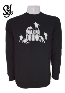 Poleron Estampado Gracioso/ The Walking Drunk / Tv