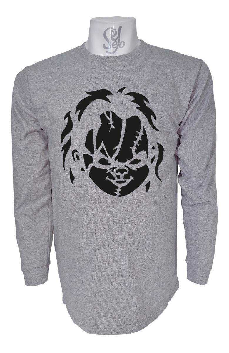 Polera De Hombre Manga Larga Chucky Terror Retro Pelicula 3 Polera De Hombre Manga Larga Chucky Terror Retro Pelicula