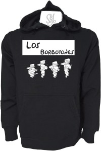 Poleron Con Capucha Estampada Los Borbotones Los Simpson