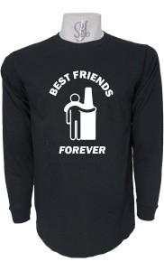 Polera De Hombre Manga Larga Cerveza Curados Ebrio