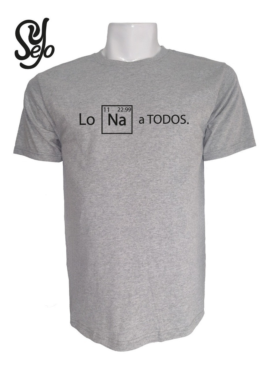 Polera De Hombre Graciosa / Los Odio A Todos /química Sodio 9 Polera De Hombre Graciosa / Los Odio A Todos /química Sodio