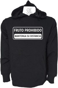 Poleron Con Capucha Graciosa Fruto Prohibido Bromas Casados