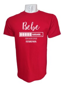 Polera De Hombre Bebe Cargando Futuro Papa Embarazadas Padre