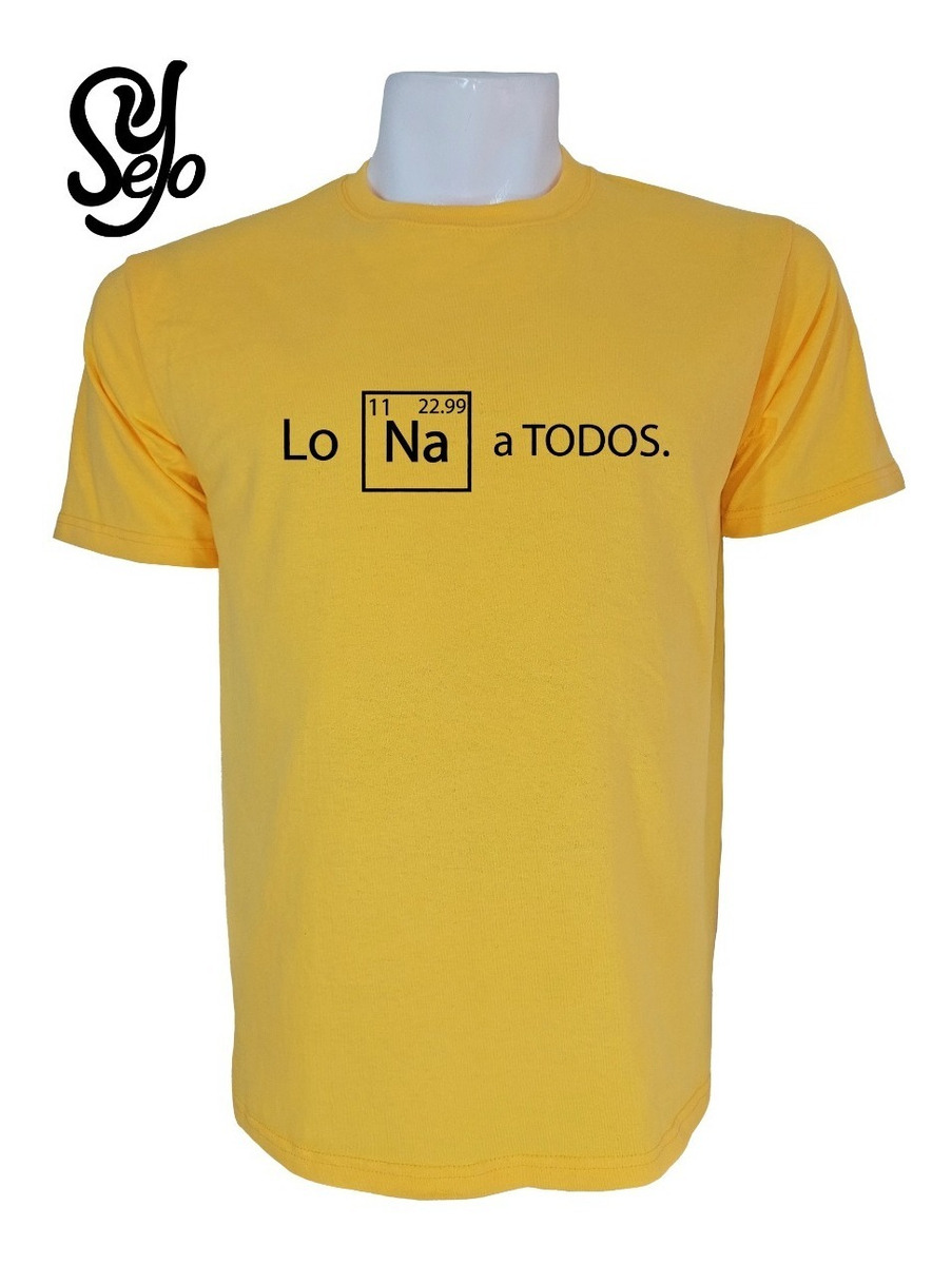 Polera De Hombre Graciosa / Los Odio A Todos /química Sodio 15 Polera De Hombre Graciosa / Los Odio A Todos /química Sodio