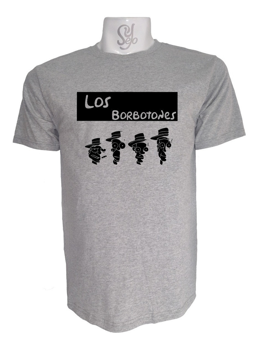 Los Borbotones Los Simpson /polera De Hombre Estampada 3 Los Borbotones Los Simpson /polera De Hombre Estampada