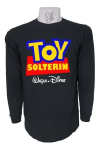 Polera De Hombre Manga Larga Gracioso Toy Story Toy Solterin
