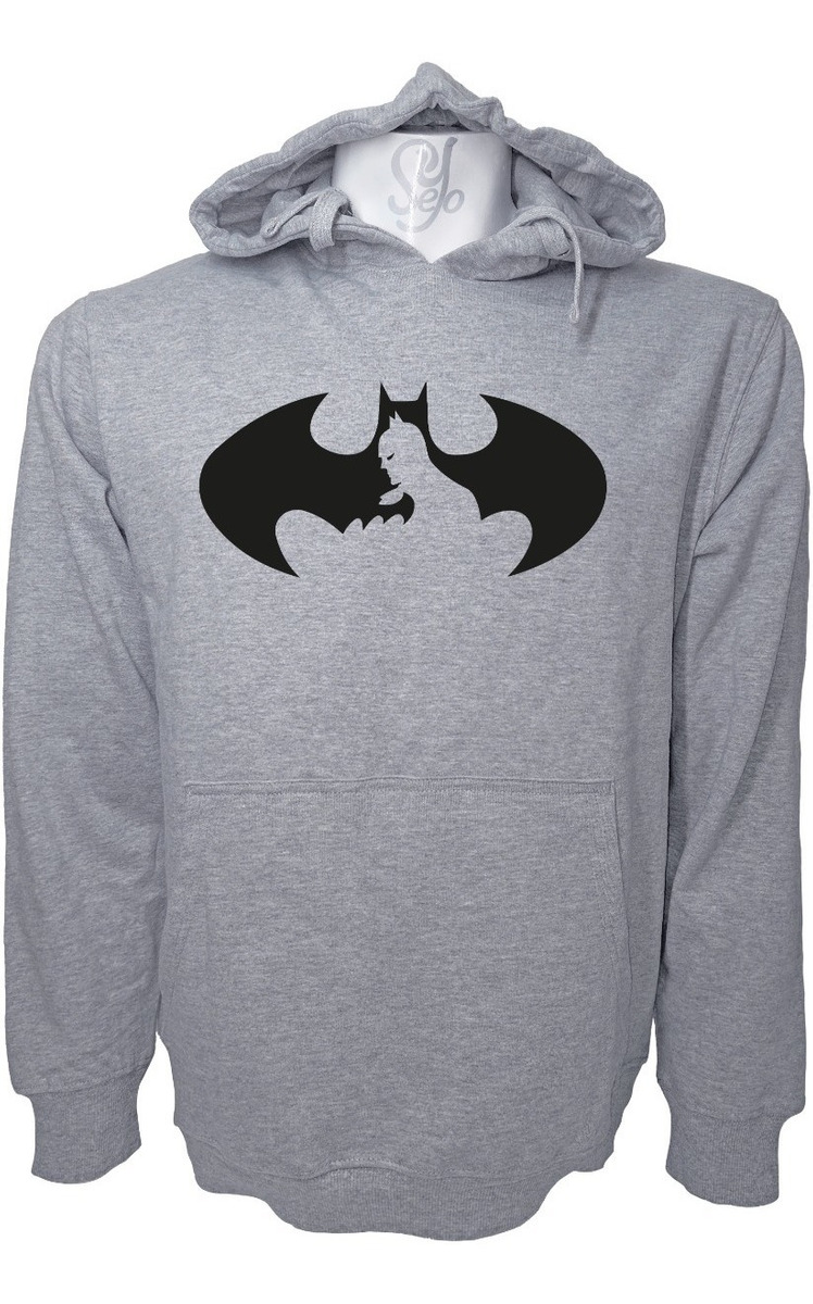 Poleron Con Capucha Estampado Batman Silueta Peliculas 3 Poleron Con Capucha Estampado Batman Silueta Peliculas