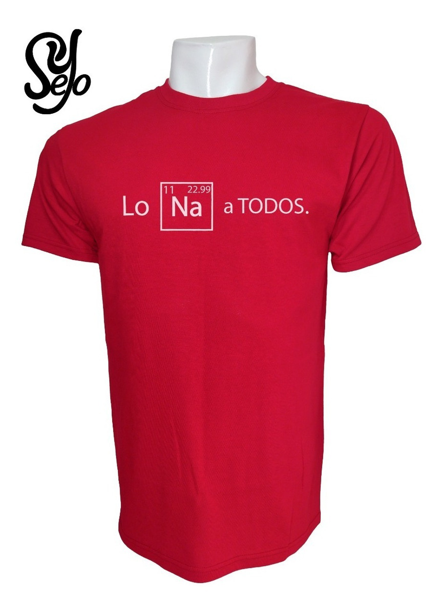 Polera De Hombre Graciosa / Los Odio A Todos /química Sodio 13 Polera De Hombre Graciosa / Los Odio A Todos /química Sodio