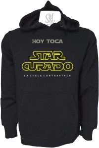 Poleron Con Capucha Graciosa Star Wars Star Curado Bromas