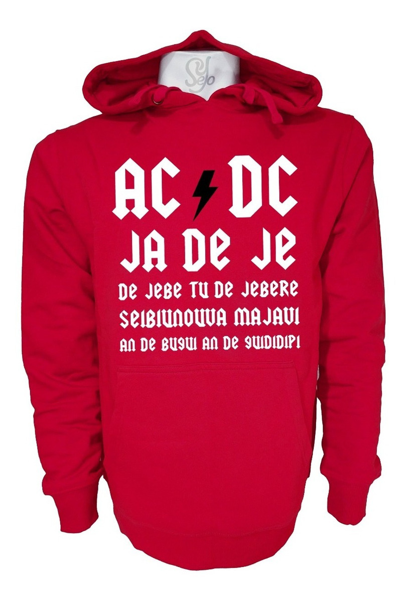 Poleron Con Capucha Estampado Ac Dc Rock Satira Asereje 4 Poleron Con Capucha Estampado Ac Dc Rock Satira Asereje