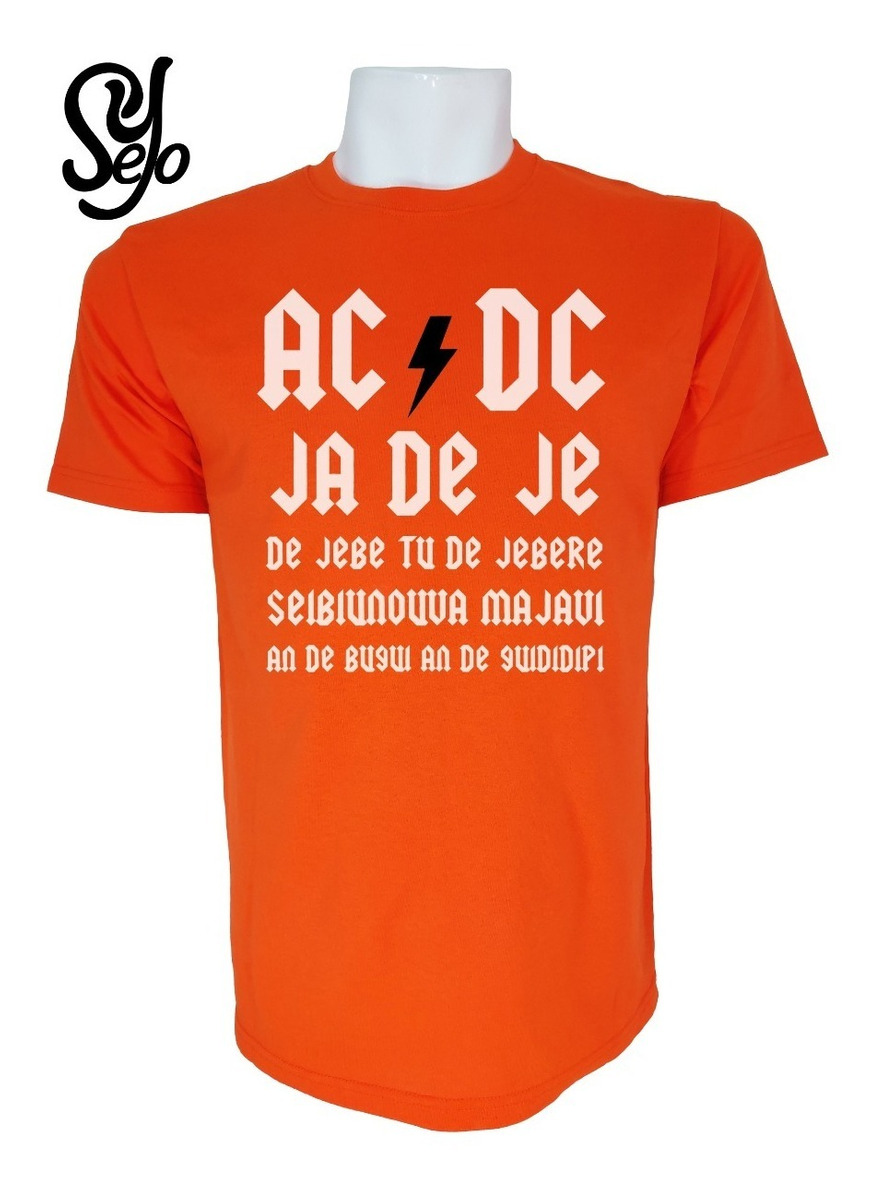 Polera De Hombre Graciosa Ac Dc / Asereje Bromas De S A 3xl 5 Polera De Hombre Graciosa Ac Dc / Asereje Bromas De S A 3xl