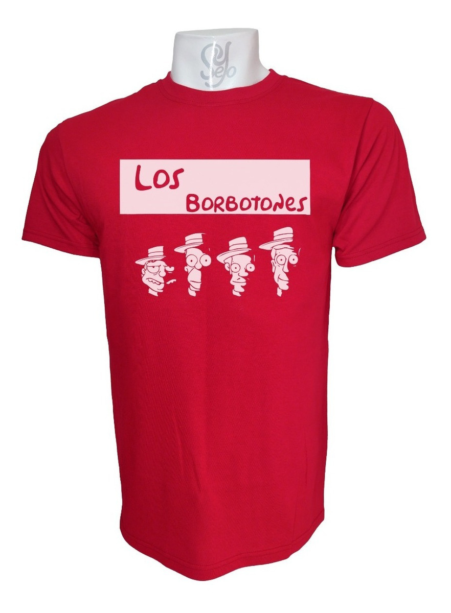 Los Borbotones Los Simpson /polera De Hombre Estampada 15 Los Borbotones Los Simpson /polera De Hombre Estampada