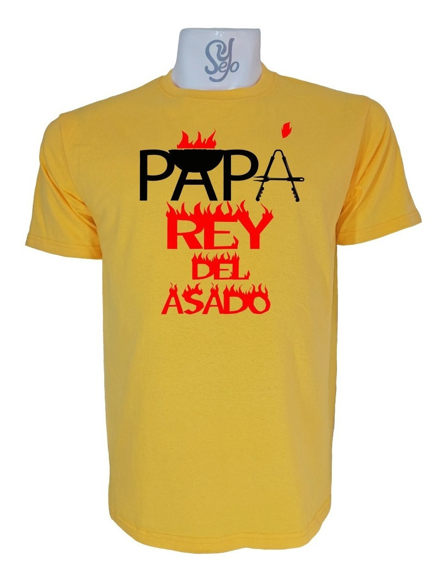 Polera De Hombre Papa Rey Del Asado Parrilla Dia Padre Dad 13 Polera De Hombre Papa Rey Del Asado Parrilla Dia Padre Dad