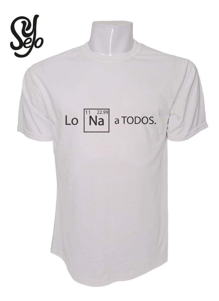 Polera De Hombre Graciosa / Los Odio A Todos /química Sodio 1 Polera De Hombre Graciosa / Los Odio A Todos /química Sodio