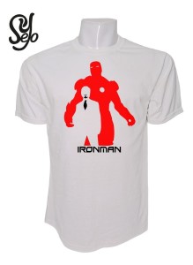 Polera De Hombre Estampado Iron Man Tony Stark Pelicula