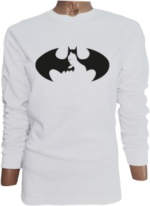 Polera De Mujer Manga Larga Batman Silueta Peliculas