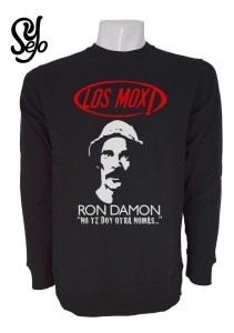 Poleron Estampado Los Mox Ron Damon Don Ramon