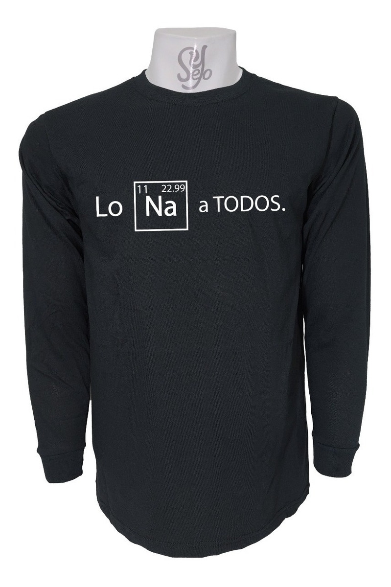 Polera De Hombre Manga Larga Los Odio Atodos Química Gracios 1 Polera De Hombre Manga Larga Los Odio Atodos Química Gracios
