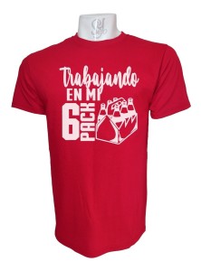 Polera De Hombre Papa Trabajando Sixpack Cervezas Dia Padre