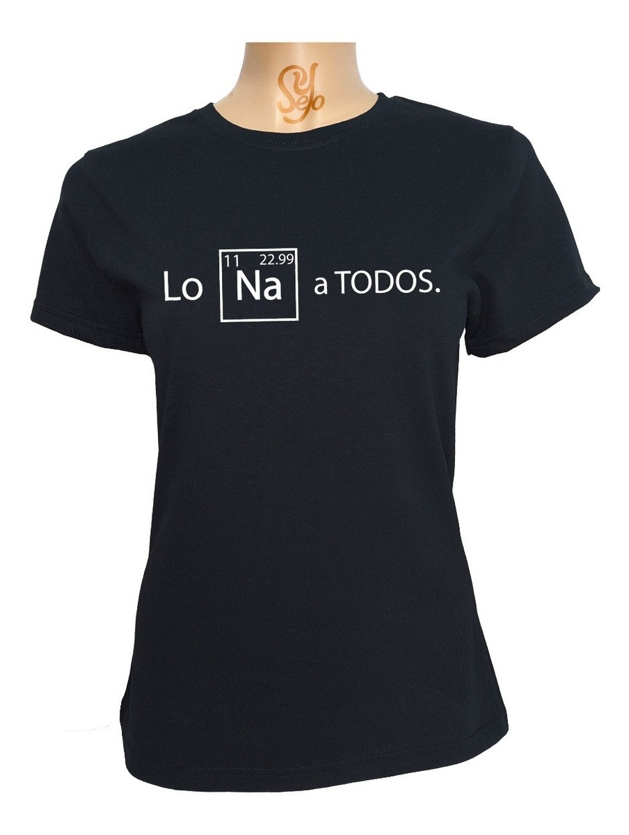 Polera De Mujer Graciosa Los Odio A Todos Química Sodio 1 Polera De Mujer Graciosa Los Odio A Todos Química Sodio