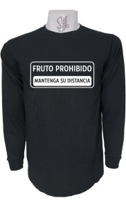 Polera De Hombre Manga Larga Graciosa Fruto Prohibido Casado