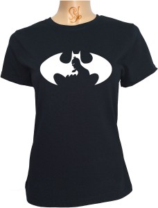 Polera De Mujer Estampado Batman Silueta Peliculas