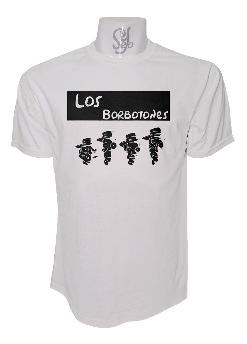 Los Borbotones Los Simpson /polera De Hombre Estampada 7 Los Borbotones Los Simpson /polera De Hombre Estampada