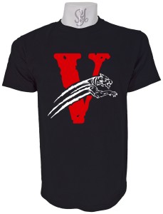 Polera de Hombre VLONE Pantera Live Alone, Die Alone (rep)