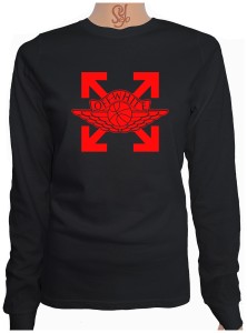 Polera De Mujer Manga Larga Jordan OFF WHITE (rep)