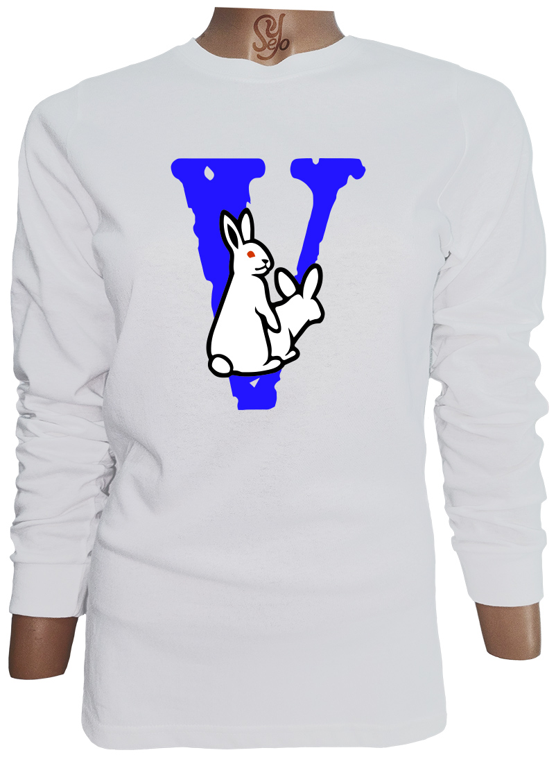 Polera De Mujer Manga Larga VLONE Conejos 2 Polera De Mujer Manga Larga VLONE Conejos