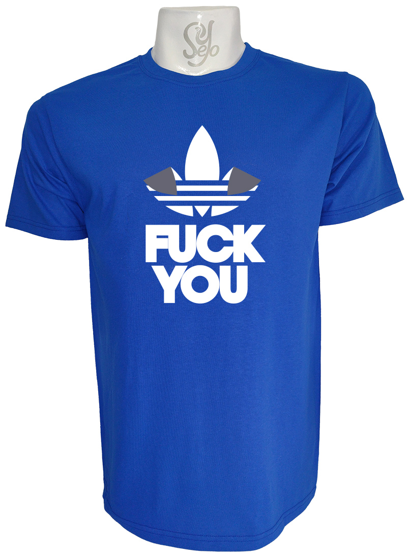 Polera de Hombre FUCK YOU Satira ADIDAS 2 Polera de Hombre FUCK YOU Satira ADIDAS