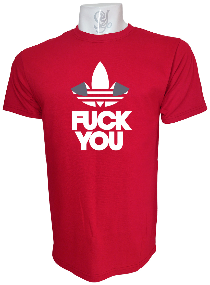 Polera de Hombre FUCK YOU Satira ADIDAS 6 Polera de Hombre FUCK YOU Satira ADIDAS
