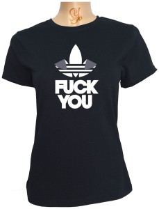 Polera De Mujer FUCK YOU Satira ADIDAS