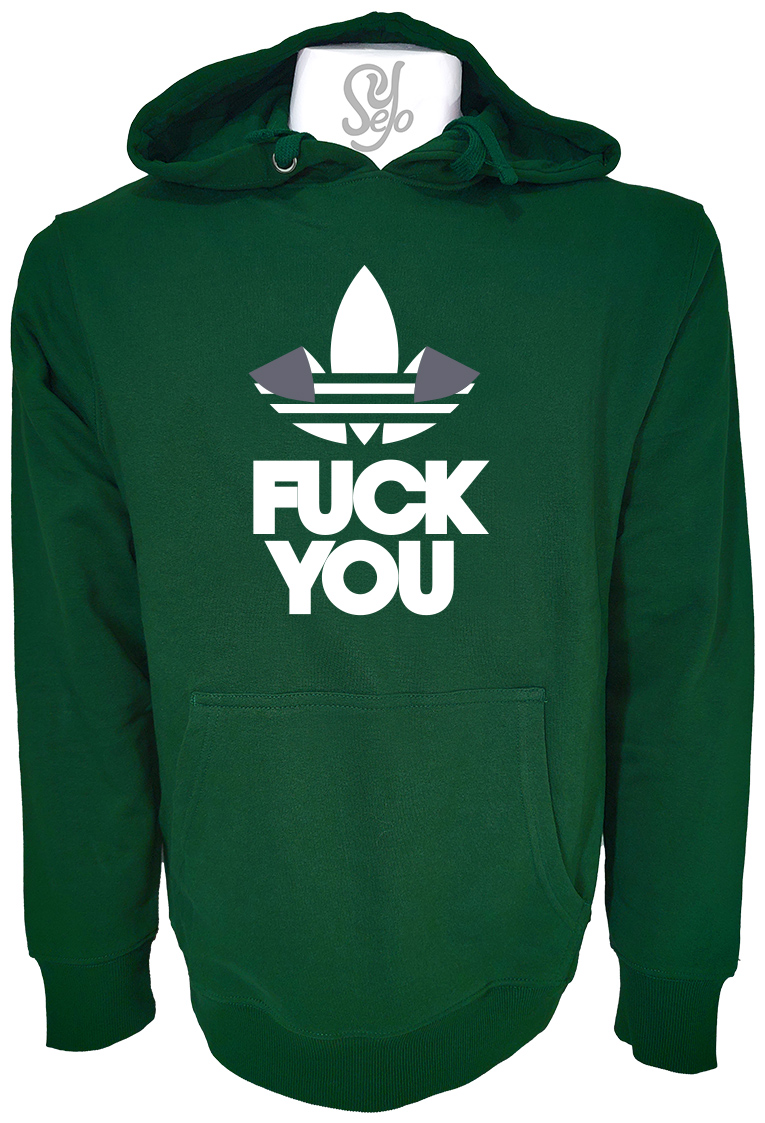 Poleron Con Capucha FUCK YOU Satira ADIDAS 4 Poleron Con Capucha FUCK YOU Satira ADIDAS