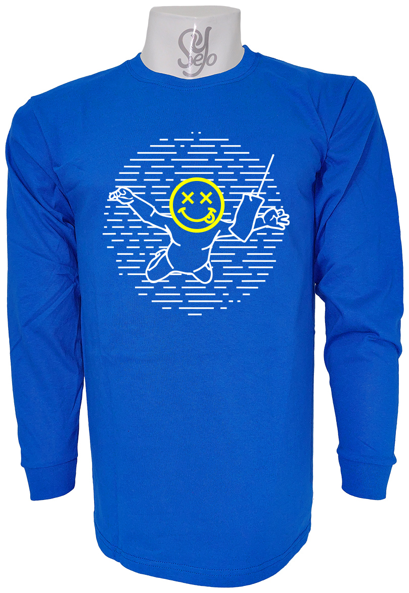 Polera De Hombre Manga Larga Nirvana Nevermind 4 Polera De Hombre Manga Larga Nirvana Nevermind