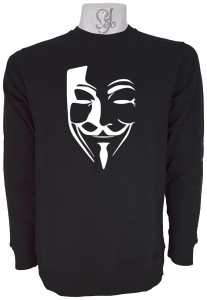 Poleron Polo Anonymous silueta Mascara