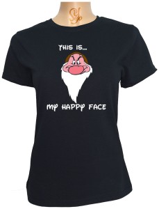 Polera De Mujer Cara Feliz De Grumpy Gruñon